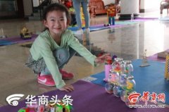 瀛湖少儿创意DIY基地揭牌留守儿童的作品很精彩