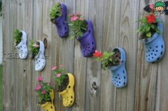 自制旧鞋怎么处理 旧鞋变花盆的35个DIY多姿多彩样例