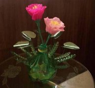 可乐瓶制作花篮