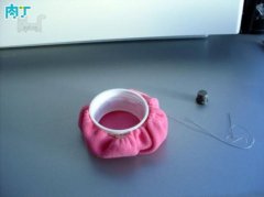 教你制作漂亮时尚的手工DIY粉色帽子针插的详细步骤