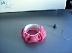 教你制作漂亮时尚的手工DIY粉色帽子针插的详细步骤