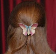 布艺手工制作蝴蝶饰品