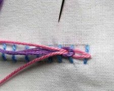 精美的手绣针法双面绣针法图解