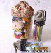 塑料瓶废物利用手工制作收纳袋