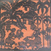 剪纸作品《纺染织绣》获剪纸大赛金奖吗？