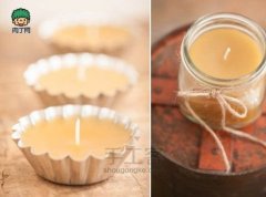 香氛蜡烛可爱小蜂蜡DIY制作方法
