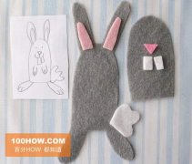 怎么制作手工兔子小布偶(图文教程)