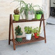 自制木花架图片