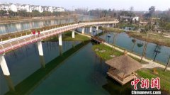 成都建成首条“空中绿道” 市民骑游体验美景(图)