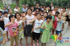 11与110的“约会” 淮北师大暑期支教马桥小学