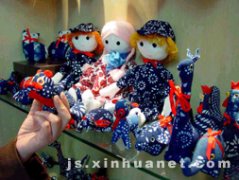 南通蓝印花布春节受欢迎（图文）