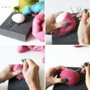 手工制作刺绣菊花的方法