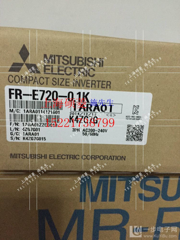 三菱变频器 一级代理FR-E720-0.1k出售