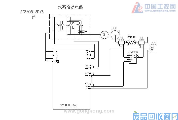 山宇SY6000变频器在大中型中央空调循环水中的应用 图