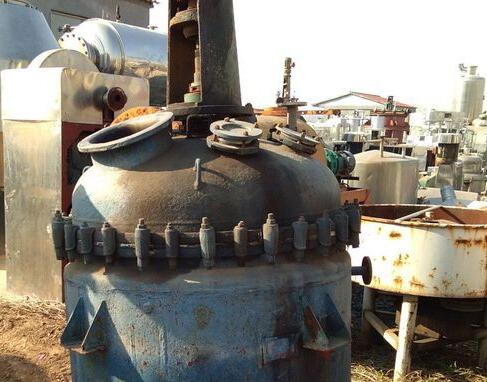 长期高价回收二手反应釜 不锈钢反应釜 搪瓷反应釜搪 高压反应釜