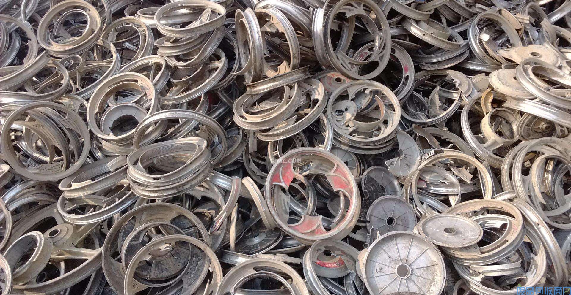 废铝轮毂回收图