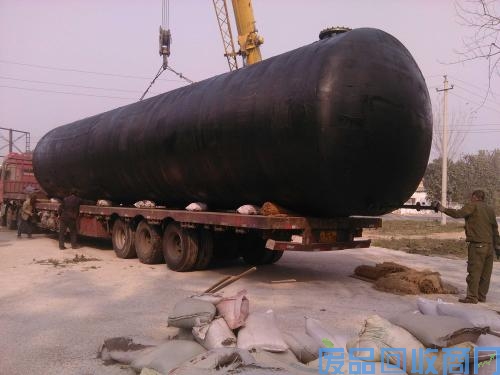 二手地埋储罐回收图-二手防腐储油罐回收价格