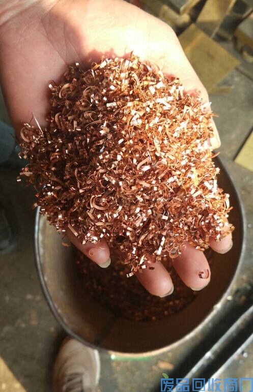 废铜屑回收,紫铜屑回收图