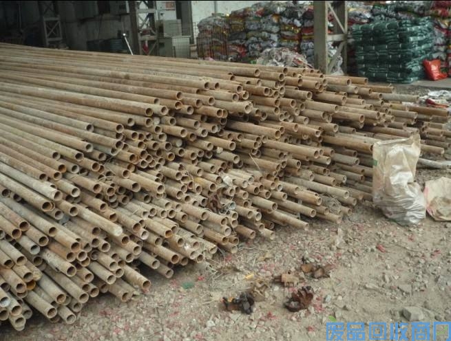 尚志市建筑旧架子管收购，1米~6米架子管高价回收