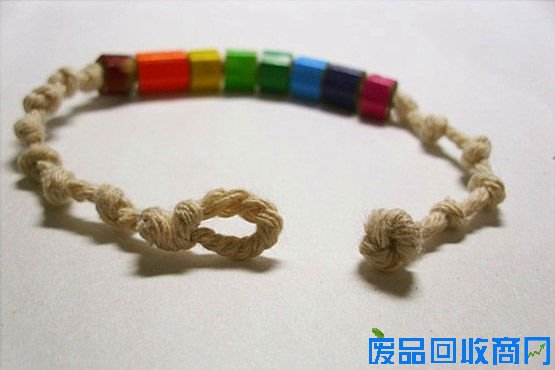 幼儿园diy制作田园手链