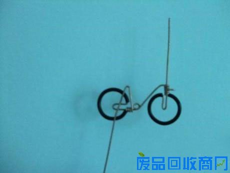 铁丝制作挂壁自行车