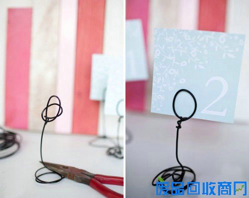 铁丝制作相片夹