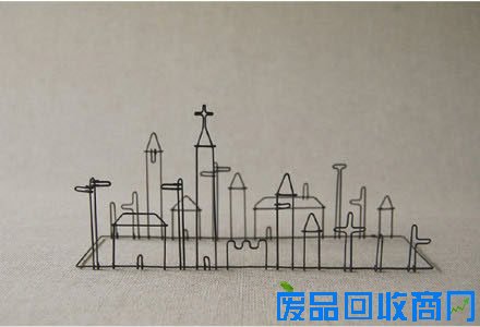 利用铁丝diy立体墙壁挂件