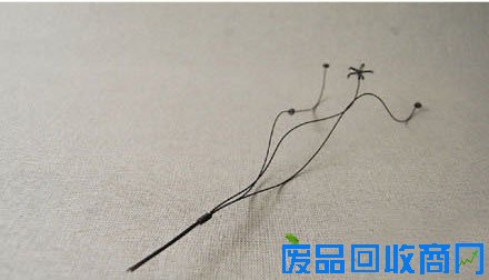 铁丝diy制作墙体装饰品