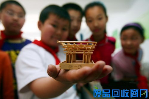 儿童牙签diy作品