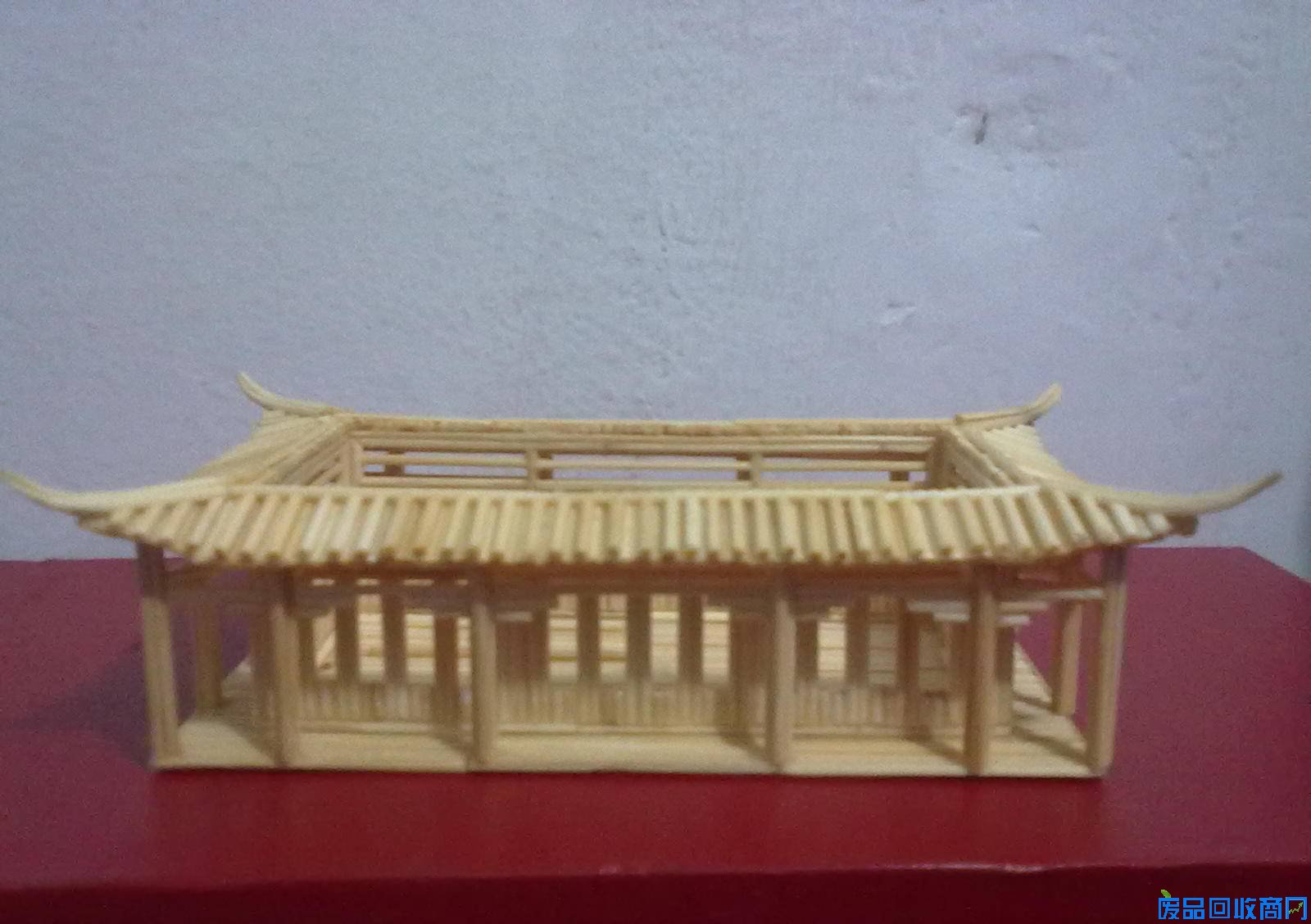 牙签diy建筑房子