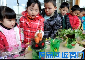 儿童饮料瓶diy作品