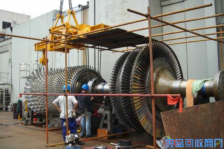 电厂汽轮发电机拆除图