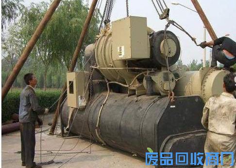 废旧直燃机中央空调回收图