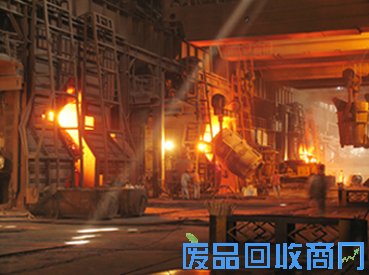 图为炼钢厂-炼钢生产加工厂